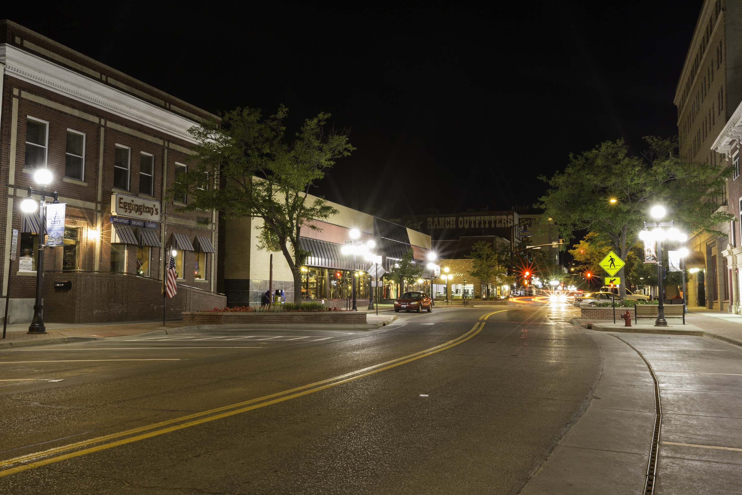 Downtown Casper Nighttime | Downtown Development Authority ...
