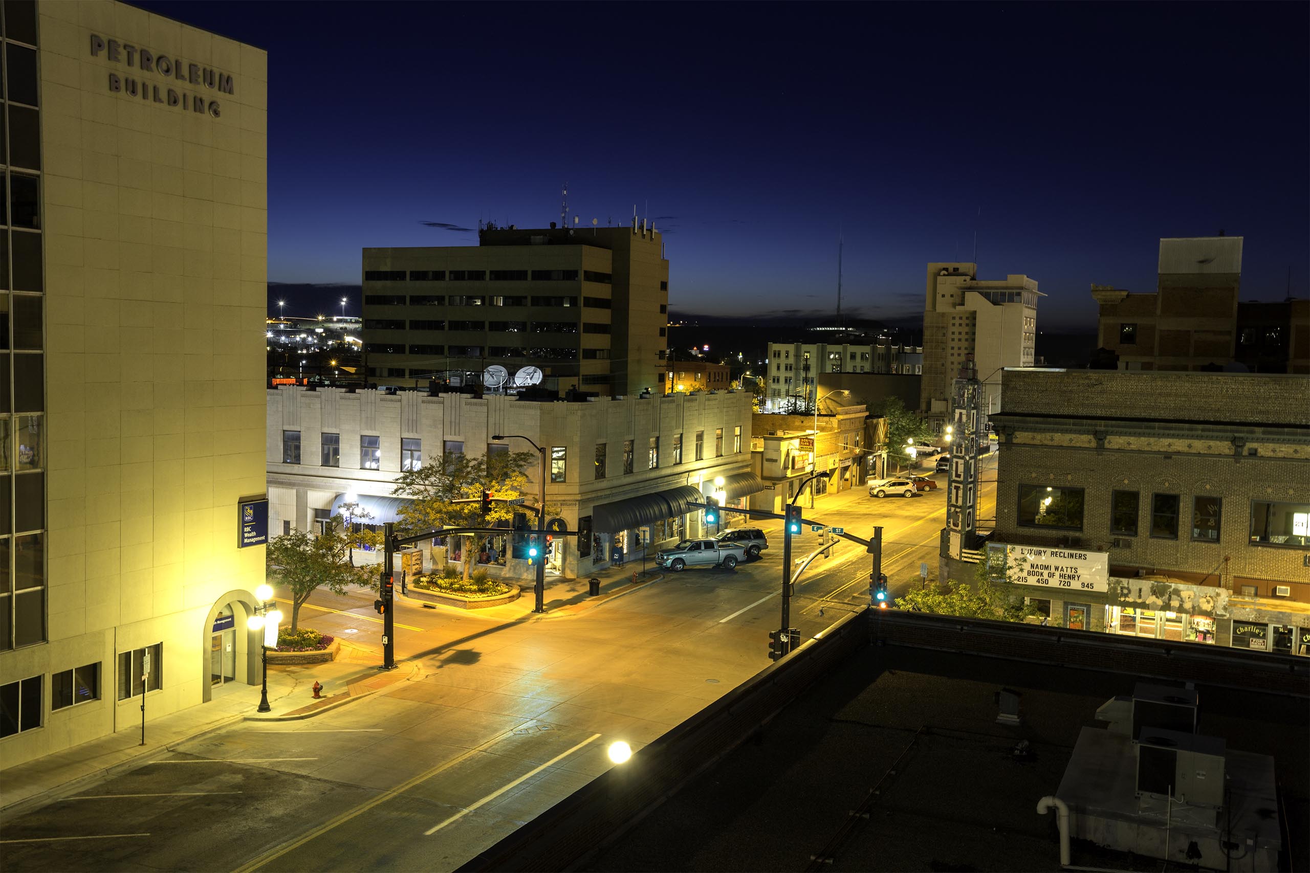 Downtown Casper Nighttime | Downtown Development Authority ...