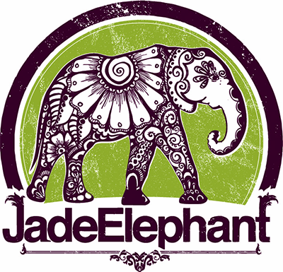 Jade Elephant Bead Store Logo