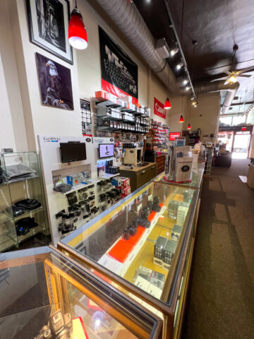 Inside of the store at Wyoming Camera Outfitters.