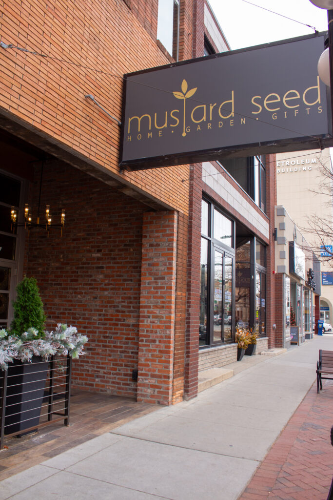 Mustard Seed storefront in Casper Wyoming downtown