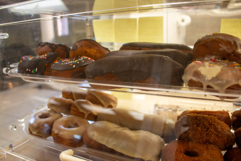 Various organic donuts at True Bakery in Casper, Wyoming.
