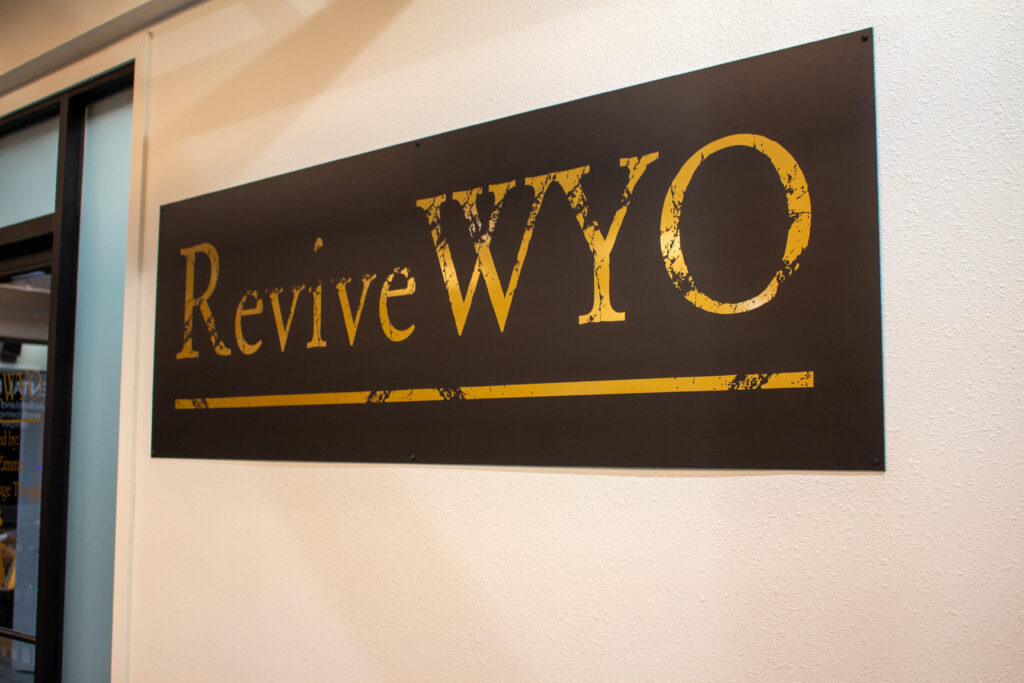 ReviveWYO Massage Therapy in downtown Casper, Wyoming, at the Atrium Plaza business hub.